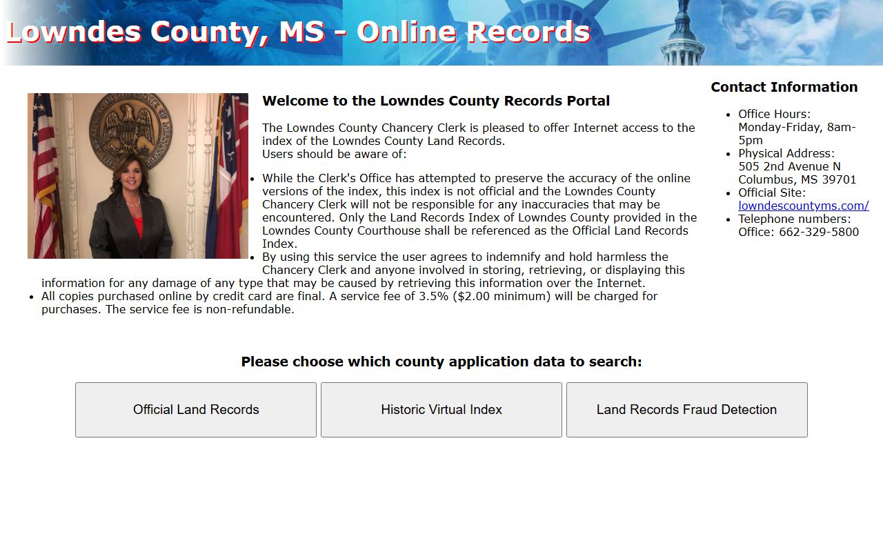 Lowndes County chancery court records online index