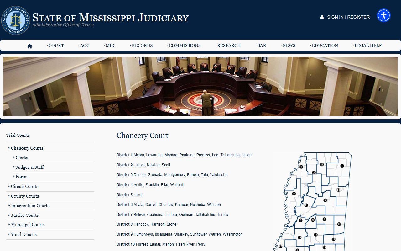 Lowndes County Chancery Court records and equity case overview