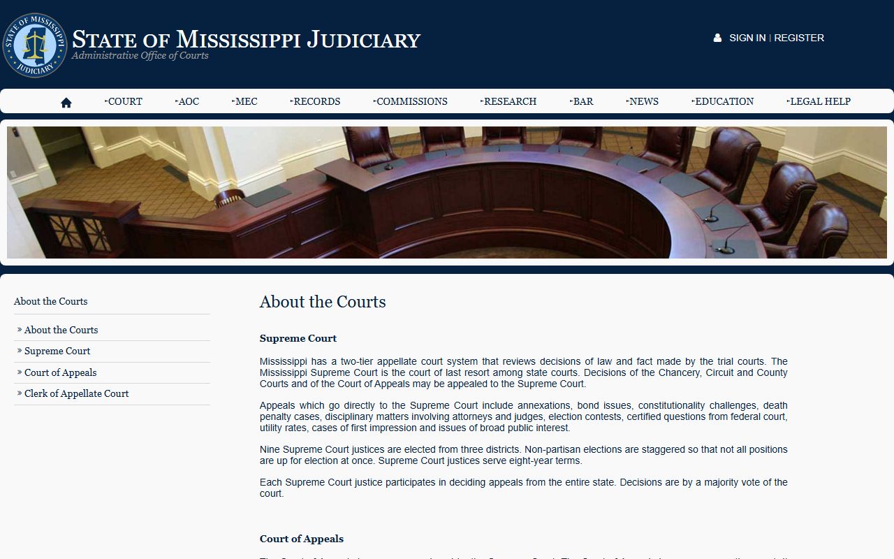 Lowndes County Circuit Court records and Mississippi court structure