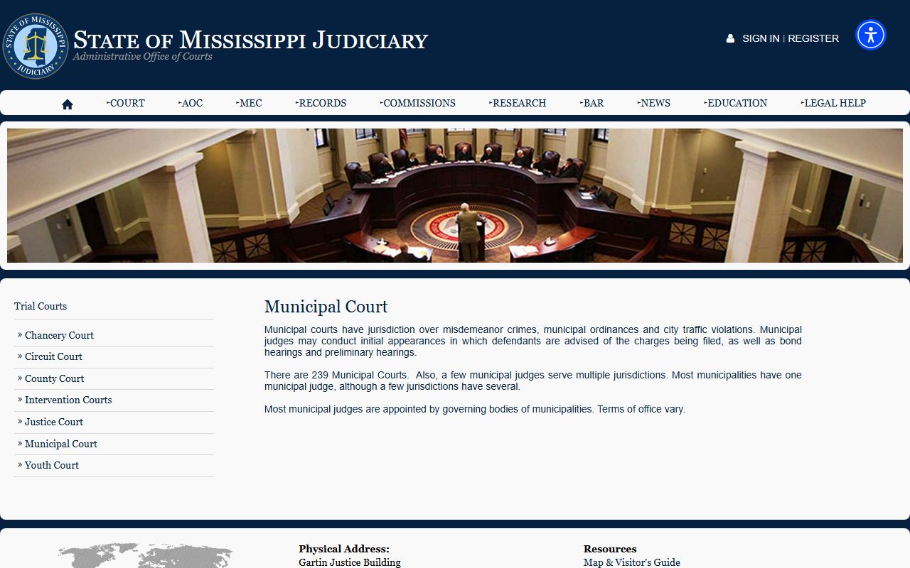 Lowndes County Circuit Court records and Mississippi Municipal Court cases